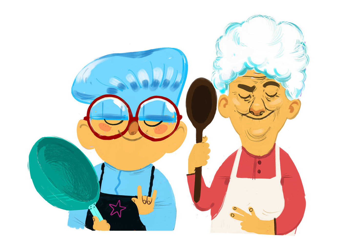 Nipote e nonna_Cucina Narrativa