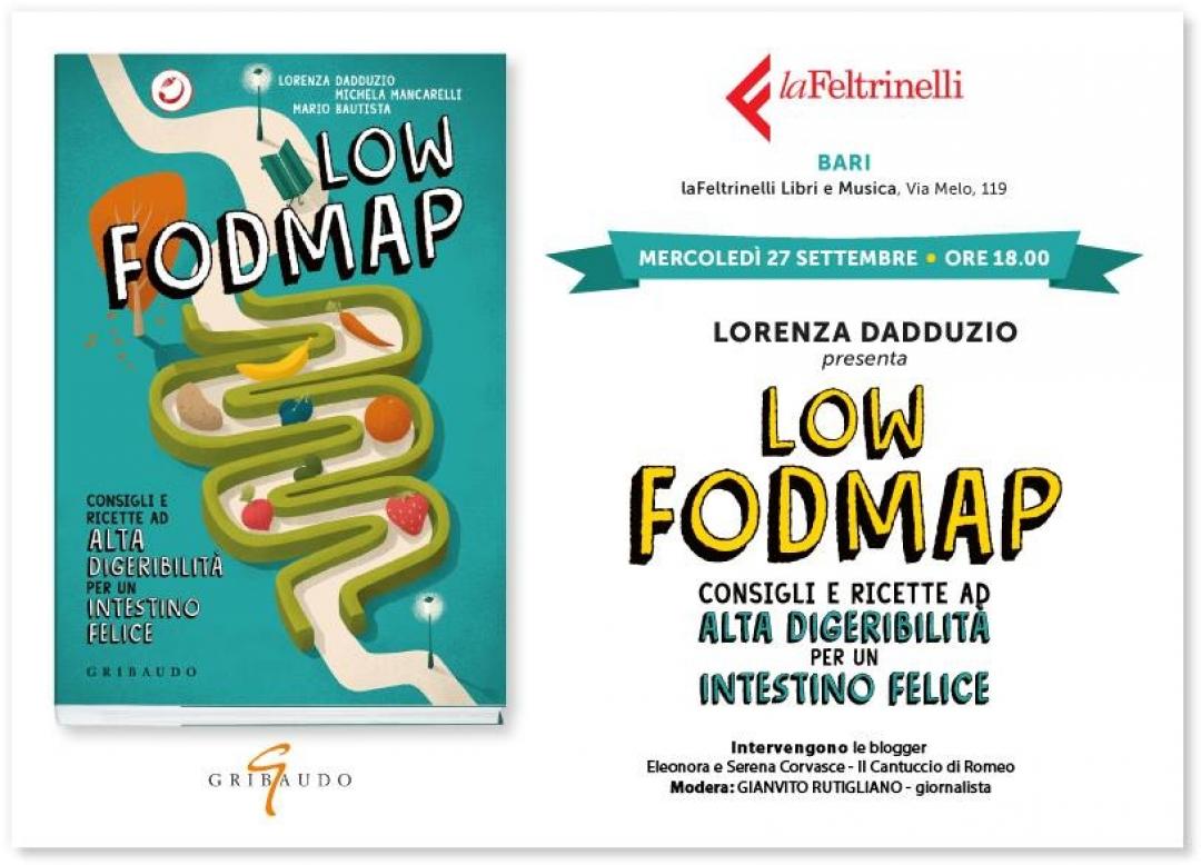 cucinaMancina e il suo libro Low FODMAP a LaFeltrinelli